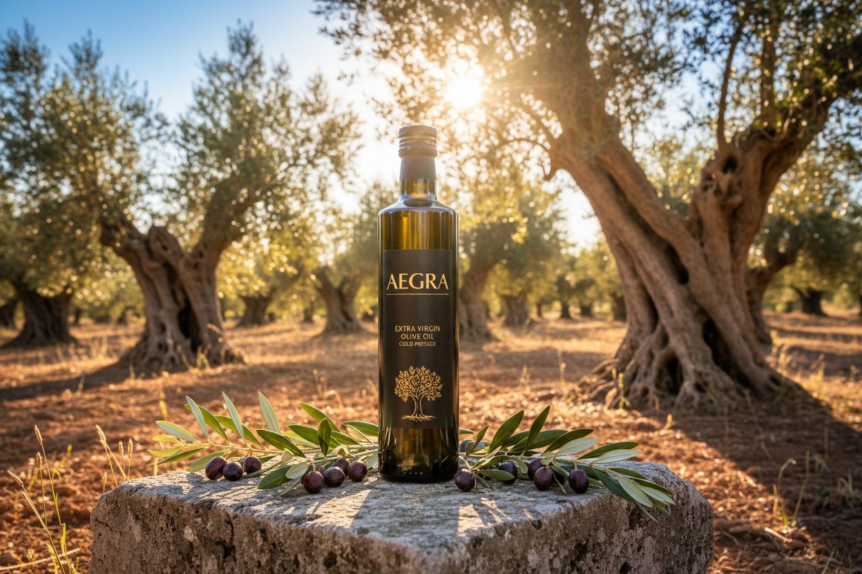 Aegra Olive Oil in Sustainable Olive Grove